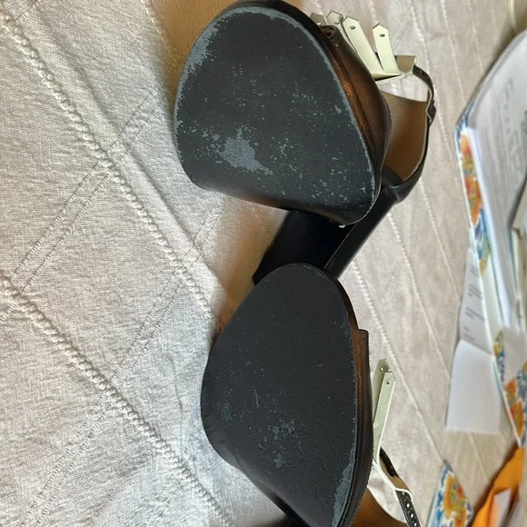 Ralph Lauren “Norah” Heeled Sandals Sz. 38.5 - Picture 3 of 10